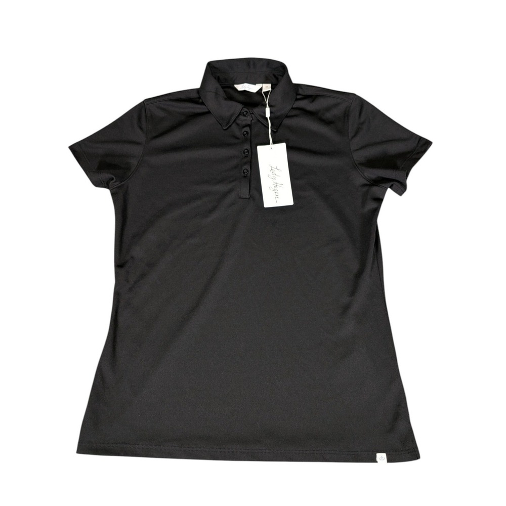 Lady Hagen Womens Golf Polo Shirt Black Short Sleeve WGH11401 Size Medium NWT
